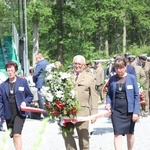 Poświęcenie pomnika pomordowanych żołnierzy "Bartka" w Starym Grodkowie