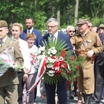 Poświęcenie pomnika pomordowanych żołnierzy "Bartka" w Starym Grodkowie