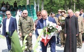 Poświęcenie pomnika pomordowanych żołnierzy "Bartka" w Starym Grodkowie