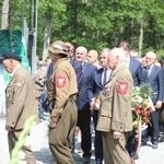 Poświęcenie pomnika pomordowanych żołnierzy "Bartka" w Starym Grodkowie