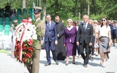 Poświęcenie pomnika pomordowanych żołnierzy "Bartka" w Starym Grodkowie