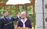 Poświęcenie pomnika pomordowanych żołnierzy "Bartka" w Starym Grodkowie