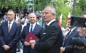 Poświęcenie pomnika pomordowanych żołnierzy "Bartka" w Starym Grodkowie