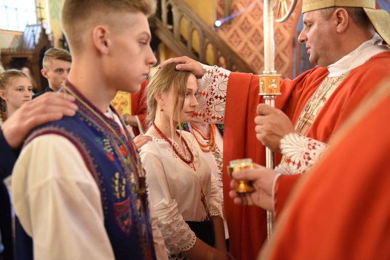 Bierzmowanie w Szczawnicy