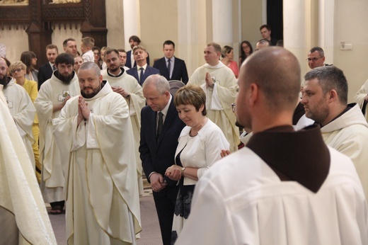 Panewniki. Święcenia u franciszkanów i cystersów