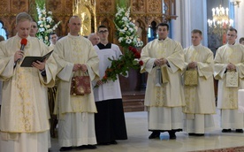 Podziękowanie za formację i święcenia diakonatu.