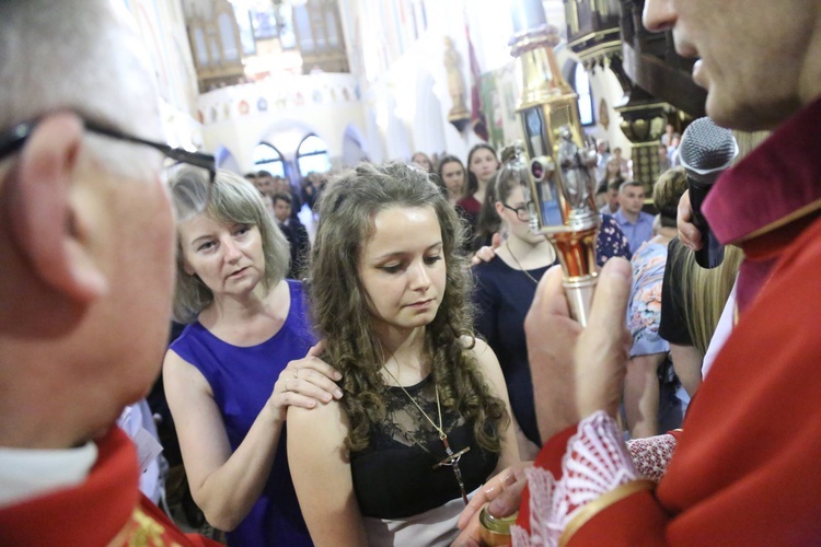 Bierzmowanie w Ciężkowicach