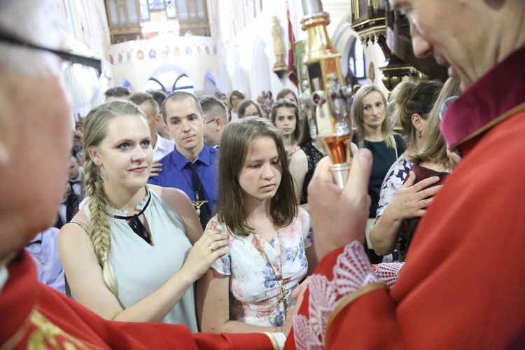 Bierzmowanie w Ciężkowicach