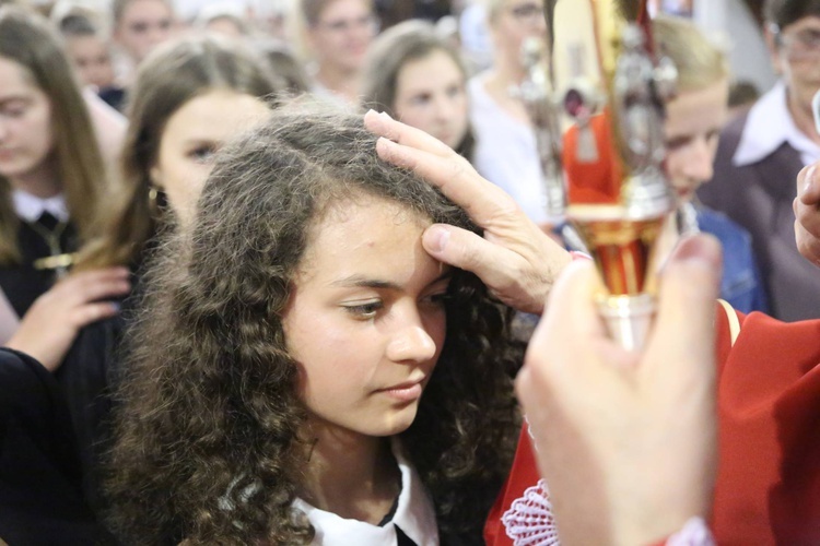 Bierzmowanie w Ciężkowicach