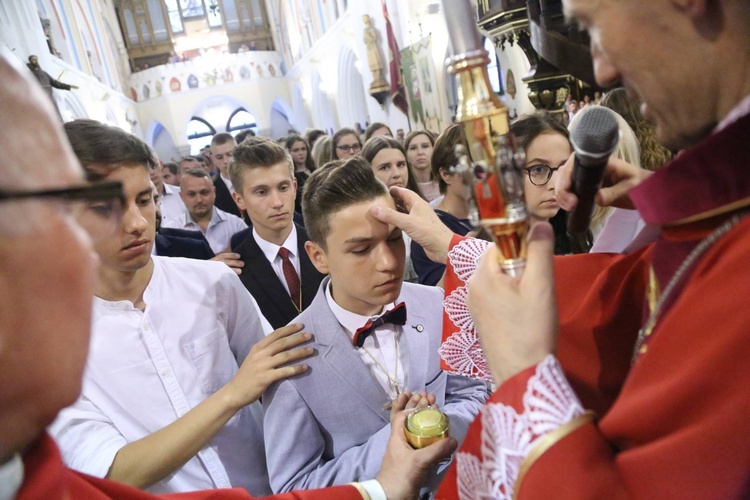 Bierzmowanie w Ciężkowicach