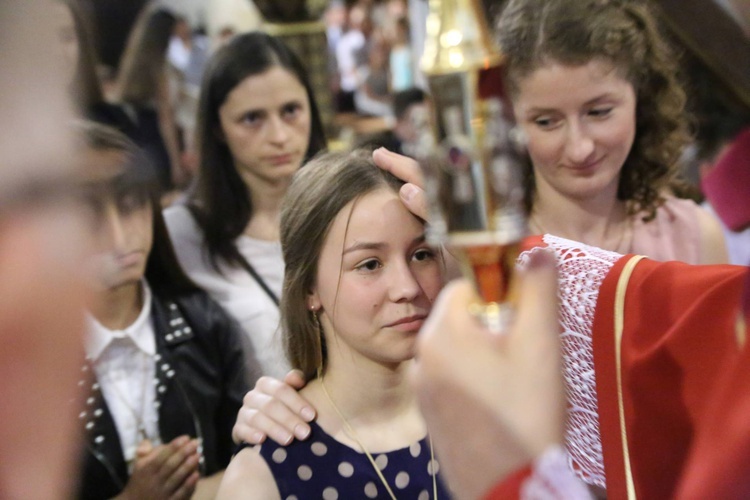 Bierzmowanie w Ciężkowicach