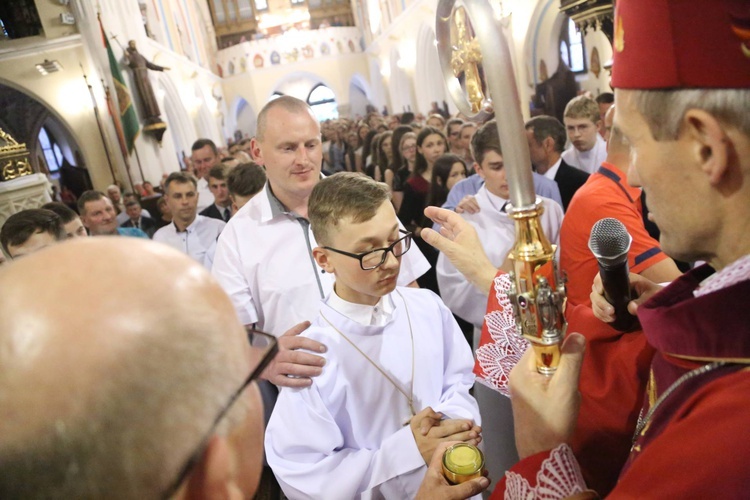 Bierzmowanie w Ciężkowicach