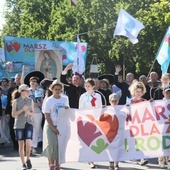 W marszu wzięli udział zarówno starsi, jak i bardzo mali mieszkańcy Lublina.