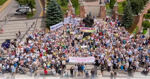 Rybnik. Tłumy na Marszu dla Życia