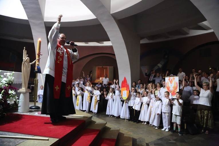 Pielgrzymka dzieci komunijnych do katedry
