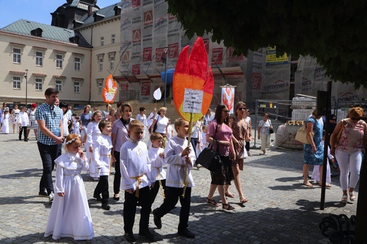 Pielgrzymka dzieci komunijnych do katedry