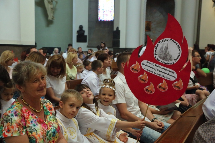 Pielgrzymka dzieci komunijnych do katedry