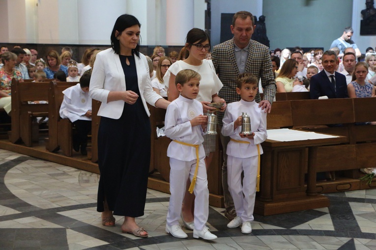 Pielgrzymka dzieci komunijnych do katedry
