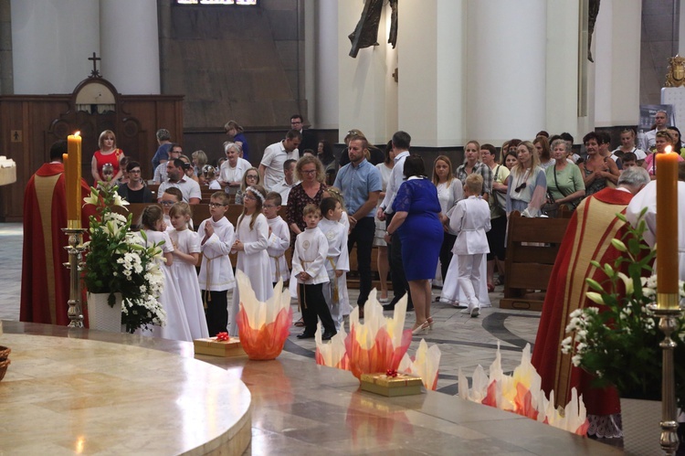 Pielgrzymka dzieci komunijnych do katedry