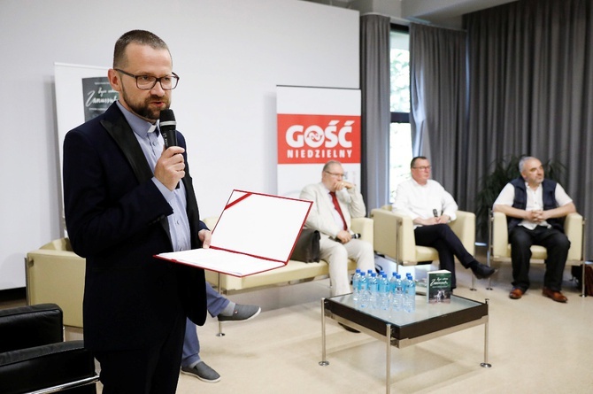 Krzysztof Zanussi w redakcji "Gościa" - fotorelacja