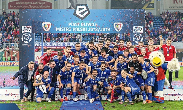 Piast Gliwice po raz pierwszy  w historii został mistrzem Polski