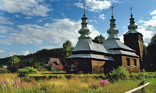 Drewniana cerkiew w Szczawniku