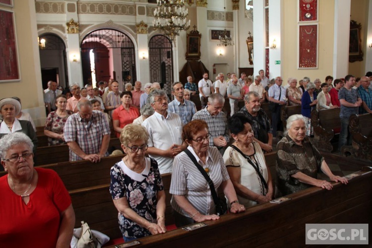 Pielgrzymka zakrystianów i organistów do Rokitna