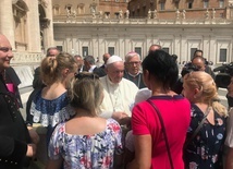 Watykan. Abp Skworc oraz wdowy górnicze spotkali się z papieżem Franciszkiem