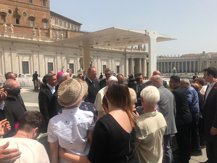 Audiencja z Ojcem Świętym Franciszkiem