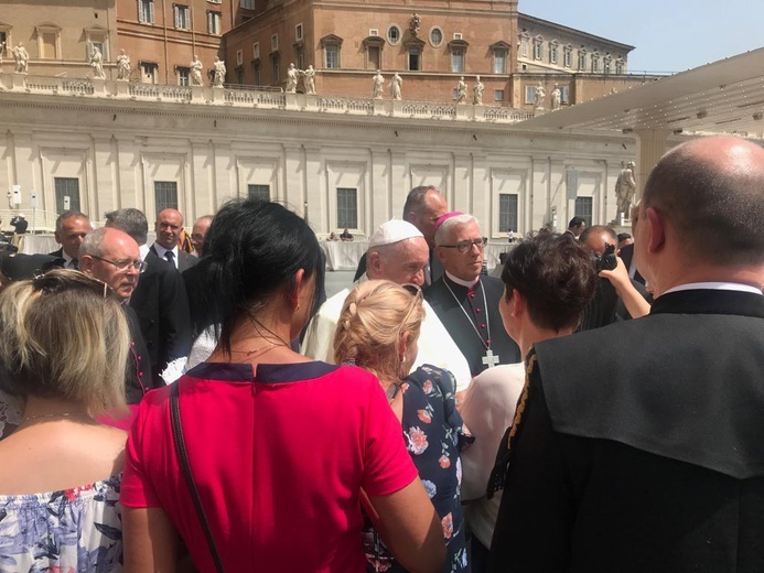 Audiencja z Ojcem Świętym Franciszkiem