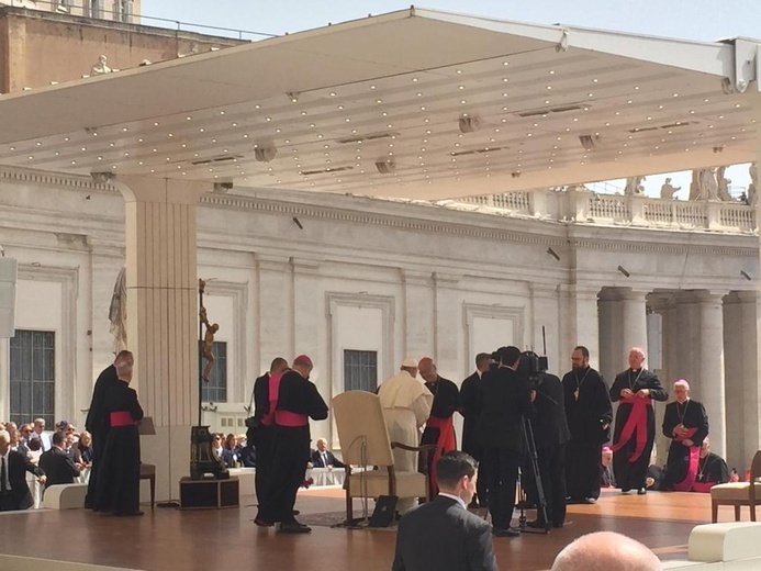 Audiencja z Ojcem Świętym Franciszkiem