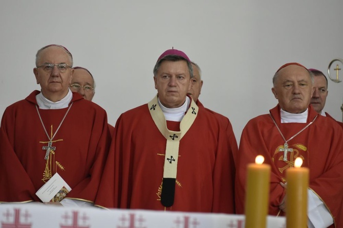 Msza się dla KEP w sanktuarium Relikwii Drzewa Krzyża Świętego w Wałbrzychu