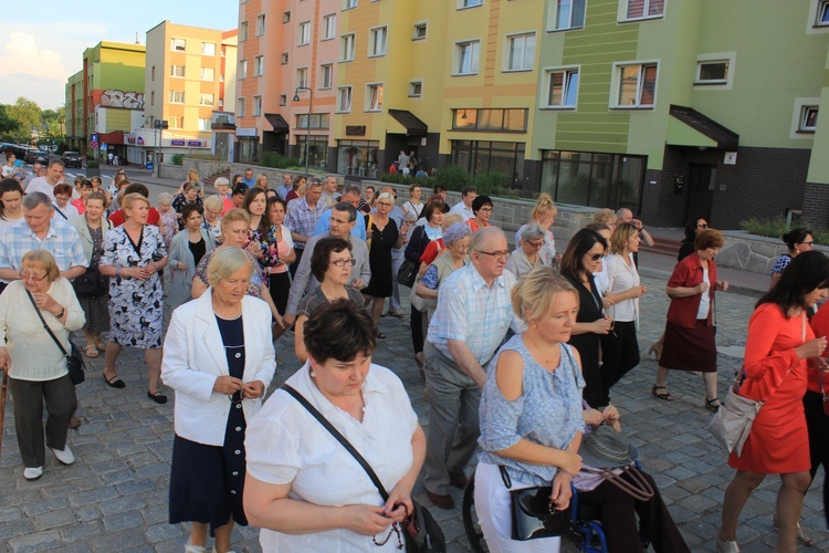 Różaniec na Rynku w Lubinie