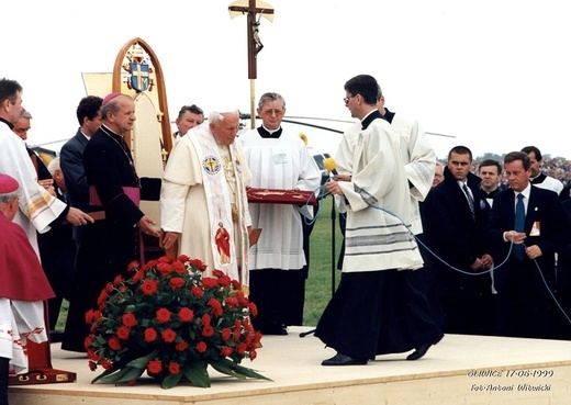 Wizyta Jana Pawła II w obiektywie A. Witwickiego