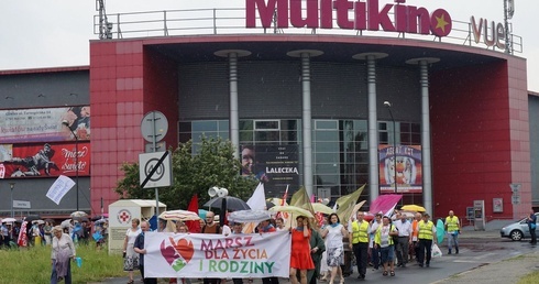 Zabrze. Z Janem Pawłem II Marsz dla życia i rodziny