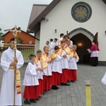 Błogosławieństwo kaplicy cmentarnej i odnowionych organów w Podegrodziu