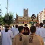 Procesja Bożego Ciała na ulicach Głogowa