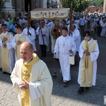 Procesja Bożego Ciała na ulicach Głogowa