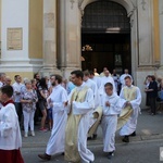 Procesja Bożego Ciała na ulicach Głogowa