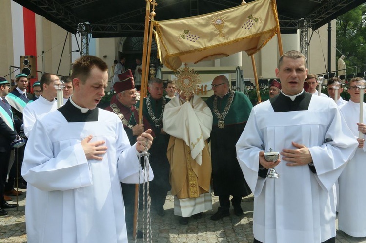 Procesja Bożego Ciała w  Lublinie