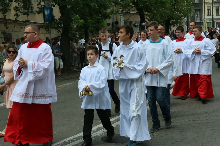 Procesja Bożego Ciała w  Lublinie