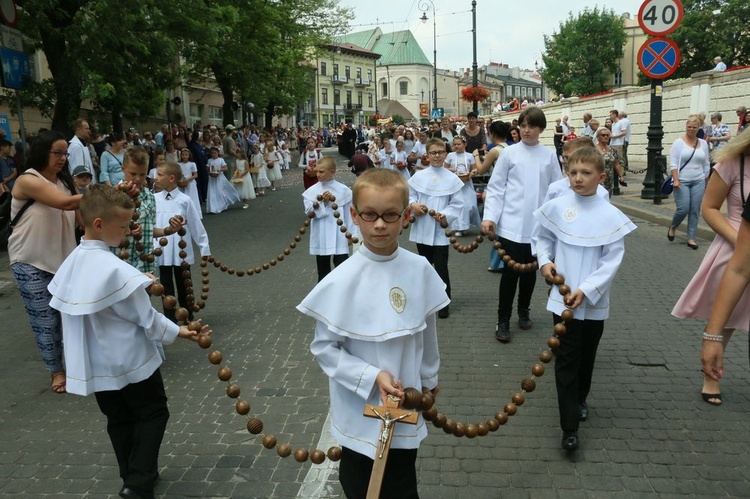 Procesja Bożego Ciała w  Lublinie