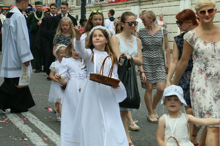 Procesja Bożego Ciała w  Lublinie