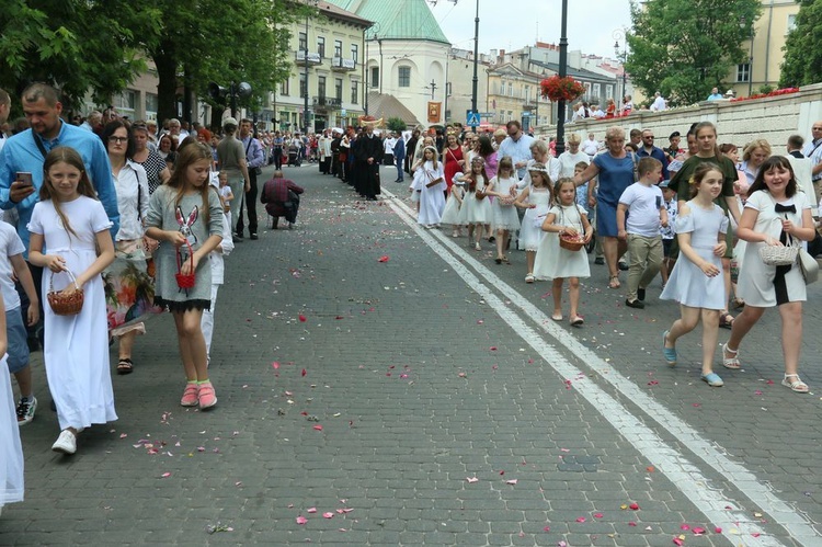 Procesja Bożego Ciała w  Lublinie