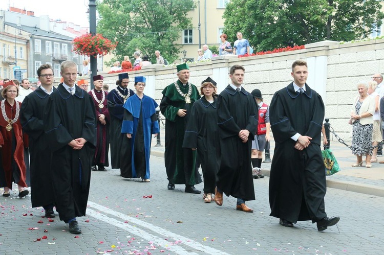 Procesja Bożego Ciała w  Lublinie