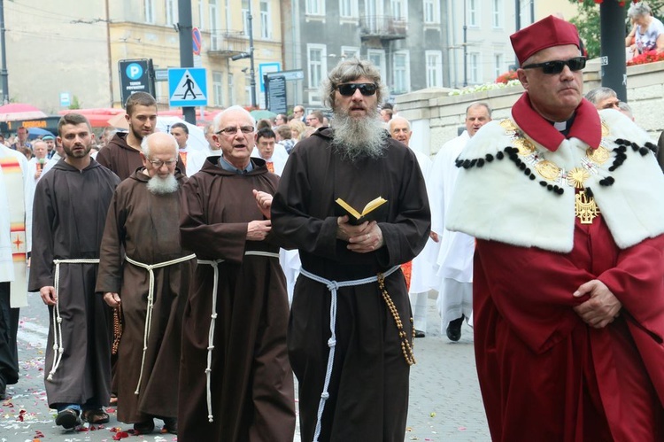 Procesja Bożego Ciała w  Lublinie