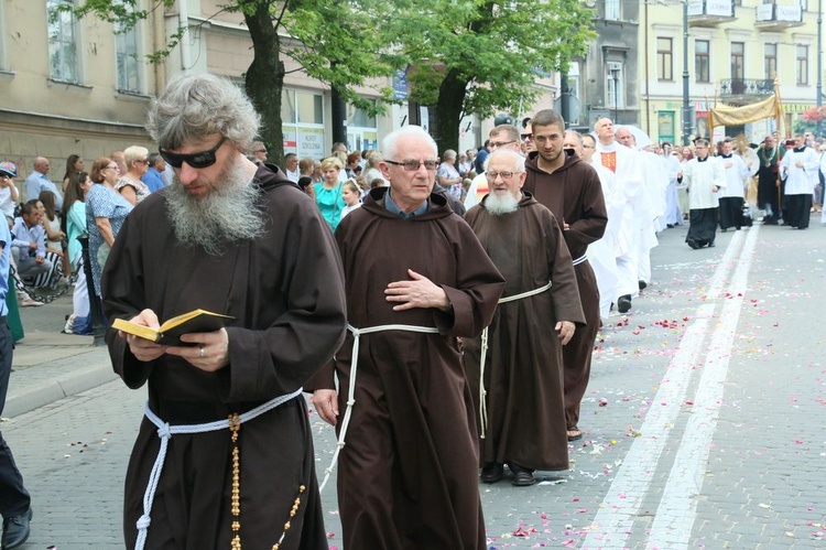 Procesja Bożego Ciała w  Lublinie