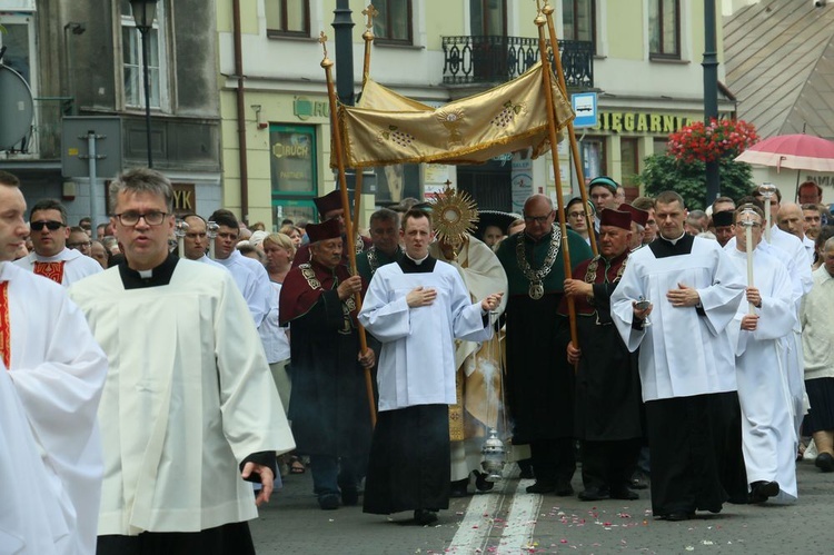 Procesja Bożego Ciała w  Lublinie