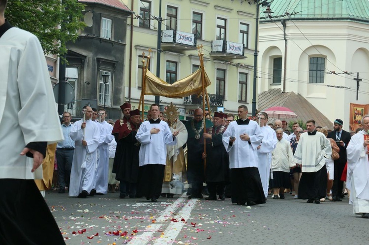 Procesja Bożego Ciała w  Lublinie