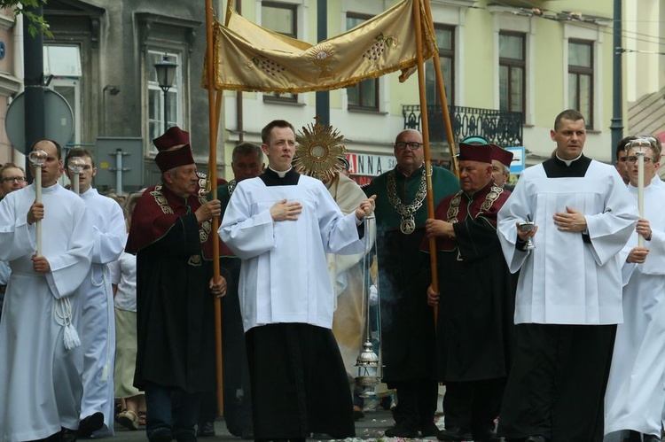 Procesja Bożego Ciała w  Lublinie